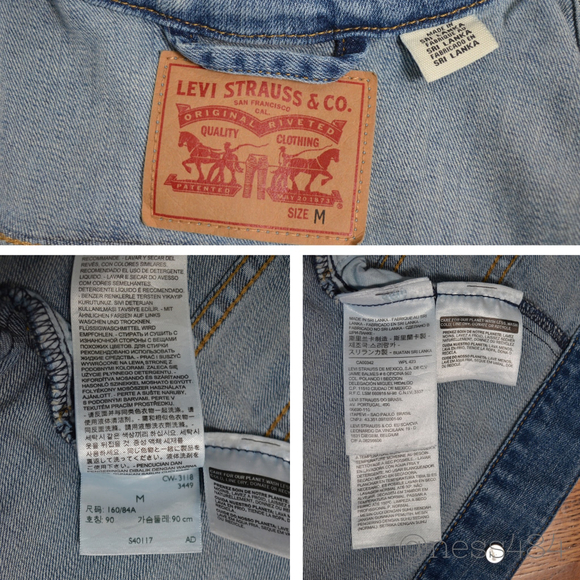 Women's Levi's Denim Jacket Size M Blue - Picture 4 of 4